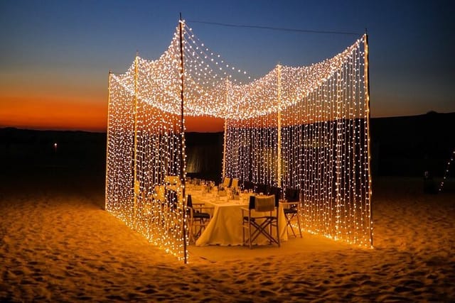 Desert Private Dinner 